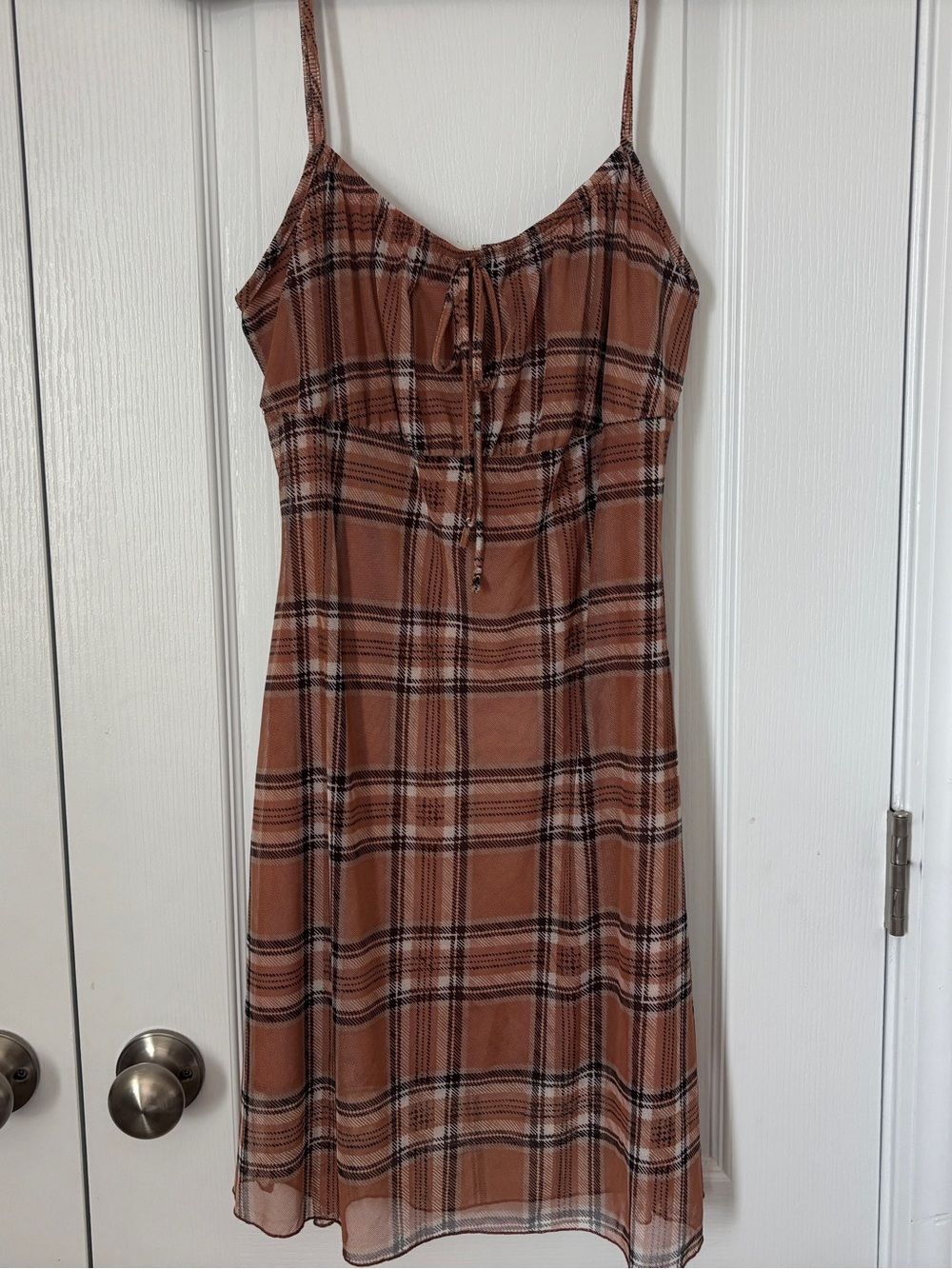 Women’s Plaid Fall Dress - XL
